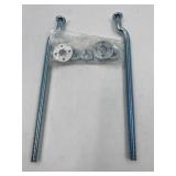 J-bolts with a hook-style end, commonly used as re