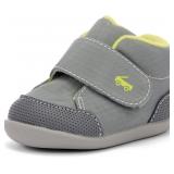 Size 4 See Kai Run Casey Shoe for Infants, Gray