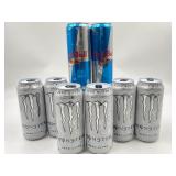 Exp6/2027 2-20oz sugar free Red Bulls and 6-pack o