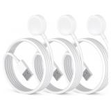 4-pack white for Apple Watch Charger,esbeecables 3