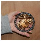 PhotoSteel Semper Fi Round Emblem Decal 4' x 4' fo