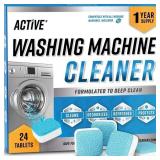 Washing Machine Cleaner Descaler 24 Pack - Deep Cl