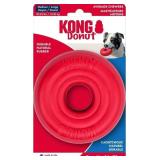 KONG Donut Dog Toy   Durable Natural Rubber Chew &