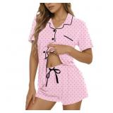 Size XL UVN Pajamas Sets for Women Button Down Sho
