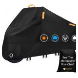 300D Heavy Duty Motorcycle Cover Waterproof Outdoo