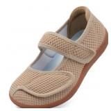 Size 7 Barerun Wide Width Mary Jane Shoes Flats,Di