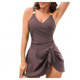 Size 2XL Zando One Piece Swimsuit Women Push Up Tu
