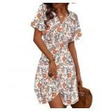 Size Large UVN Summer Dresses for Women Short Slee