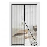 Sanmadrola Magnetic Screen Door Instant Mesh Curta