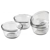 Anchor Hocking 6-Ounce Glass Custard Cups, Set of