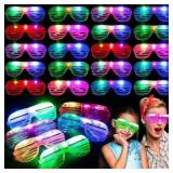 20 Pack LED Glasses Dance Party Favors Light up Gl