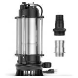 Sump Pump 1/2HP Stainless Steel Submersible Pool W