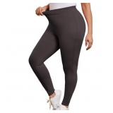 Size 3XL SHOWMALL Women Plus Leggings High Waisted