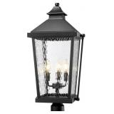 zeyu 26 Inch Outdoor Post Lights, 3 Light Lamp Pos
