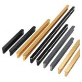 5 Pack Gold Cabinet Pulls - Brushed Brass Kitchen