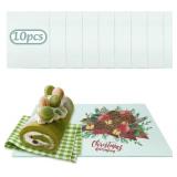 10 Pack Sublimation Glass Cutting Boards Blank Sub