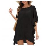 Small Med Justay Story Womens Swimsuit Cover Up Ba