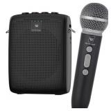 HW HAOWORKS Wireless Voice Amplifier with Mic for