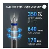 WORKPRO 3.7V Electric Precision Screwdriver Set, 5