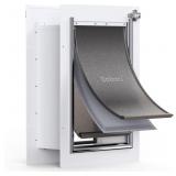 Baboni Pet Door for Wall,3-Flap,Steel Frame and Te