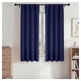 Blackout Curtains, Room Darkening Curtains 42x63in