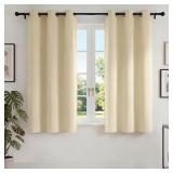 2 Panels 42x63 inch Blackout Curtains for Bedroom,