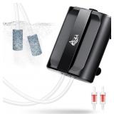 AQQA Aquarium Air Pump,3.5W 5W Dual Outlet Oxygen