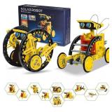 Solar Robot Kit for Kids Age 8-12, STEM Building T