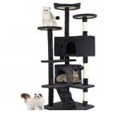 BestPet 54in Cat Tree Tower, Scratch Posts, Condo,