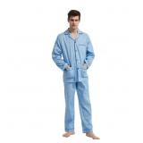 Size Small GLOBAL Mens Cotton Pajama Sets Long Sle