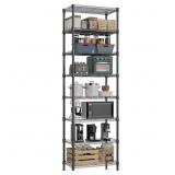 M MZG 8-Tier Wire Shelving Unit, 23.6"W x 13.8"D x