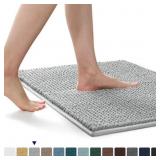 Subrtex Chenille Bathroom Rugs Extra Soft and Non