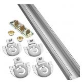 National Hardware 60 in. L Galvanized Silver Nylon