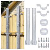 18 in Added Height Post Extenders for 2-3/8 in OD