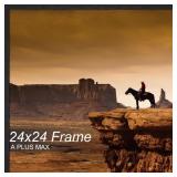 A PLUS MAX 24x24 Picture Frame Black Light Weight