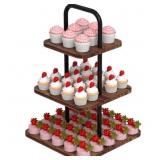 VyGrow Cupcake Stand 3-Tier Display Stand for 32 C