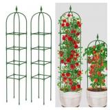 MYMULIKE 6Ft Garden Trellis for Climbing Plants, 2