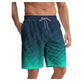XL APTRO Mens Swim Trunks 9" Mesh Liner Quick Dry