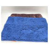 Navy Blue Bath Rug, Bath Mat Non Slip Bath Mats fo