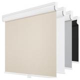 ChrisDowa Blackout Roller Shades Pull Down, Cordle