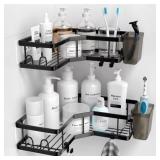 TINANA Corner Shower Caddy, 2 Pack Adhesive Shower