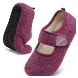 Size 12 JOINFREE Women Adjustable Rubber Sole Furr