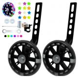 DDJKCZ Training Wheels Flash Mute Wheel Bicycle Co