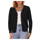 Size large MOSHU V neck Cardigans for Women Long S