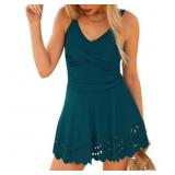 Blue Size Large a.Jesdani Womens One Piece Swimsui