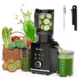 Hicloud 200W Juicer, Cold Press Juicer with 4.4" L