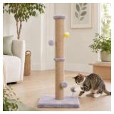 PELUOMOZ Cat Scratching Post 36 in Natural Sisal R