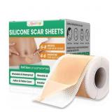 LOT OF 2!Medical Grade Silicone Scar Tape, 1.6"x 1