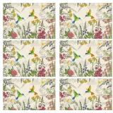 Lot of 4 Sets, XCHI Wildflowers Grass Hummingbirds