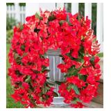Lot Of 3 2 PCS Bougainvillea Artificial Hanging Fl